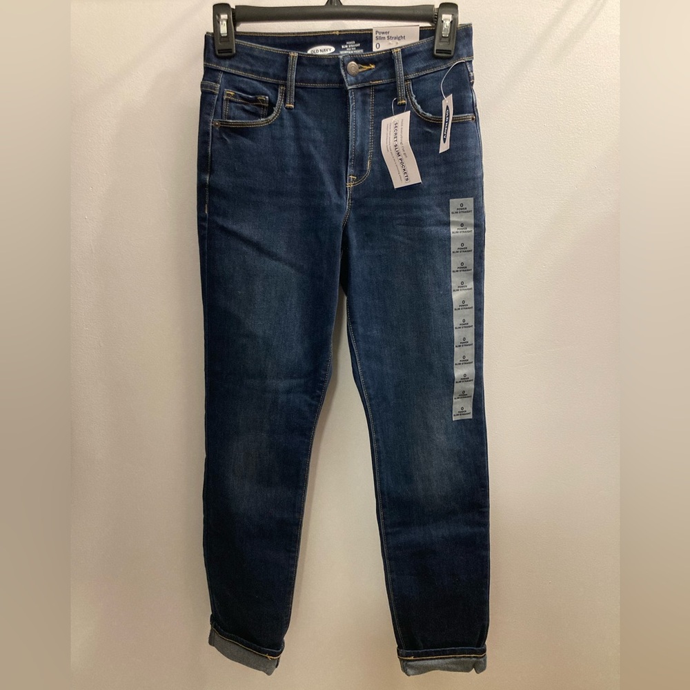 Old Navy Power Slim Straight Jeans Size 0